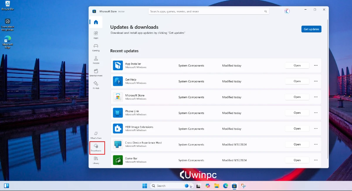 New version 22408.1401.5.0 Microsoft Store Library and Downloads