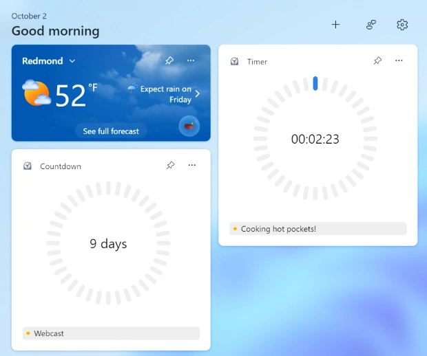 Windows 11 New Insider Build 27718 with Timer section New Features uwinpc.com
